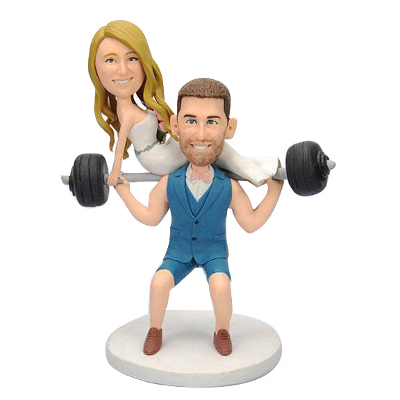 Funny Wedding Cake Topper Bobblehead Dolls