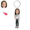 Personalized Custom Doctor Keychains for Female - BobbleGifts