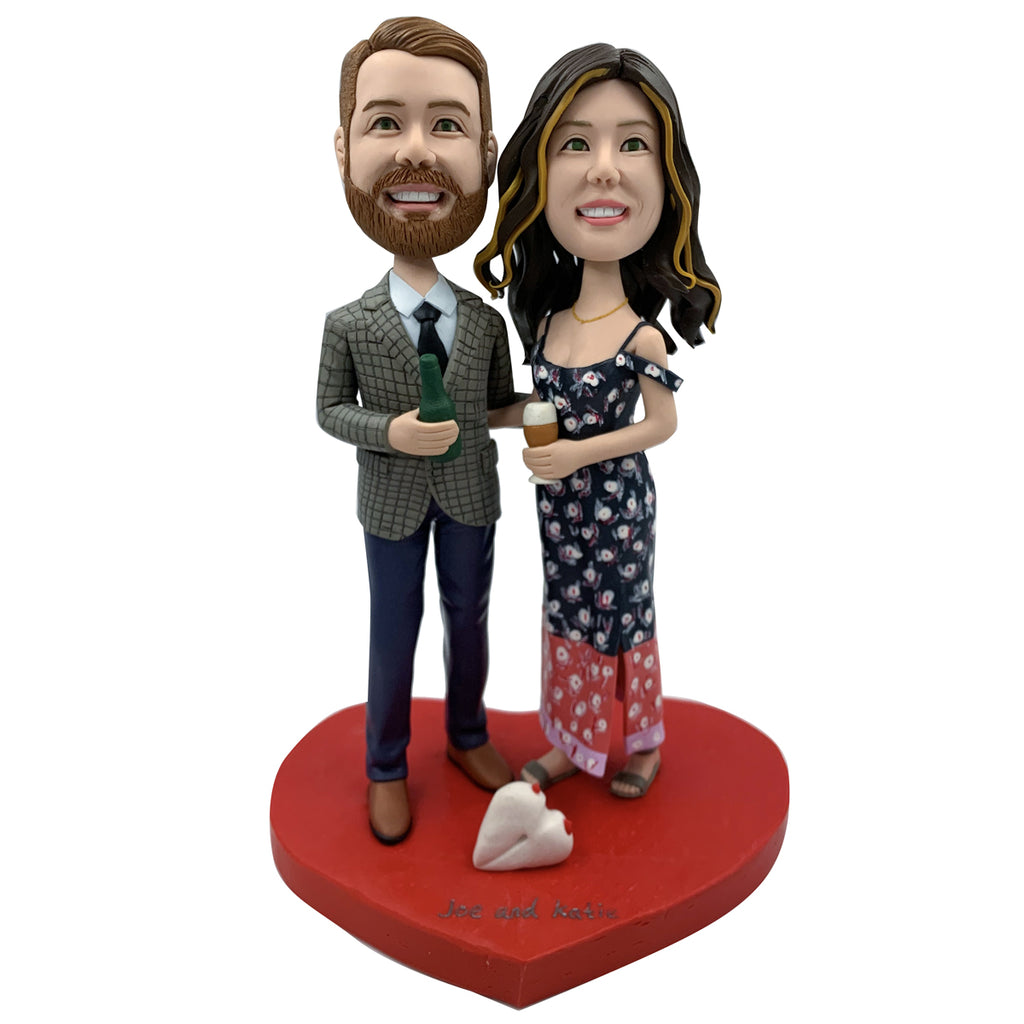 Valentine Gift Bobblehead for Couple