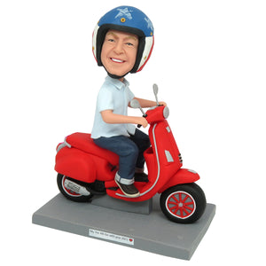 Custom Bobblehead for Father's Day Gift In Motorcycle