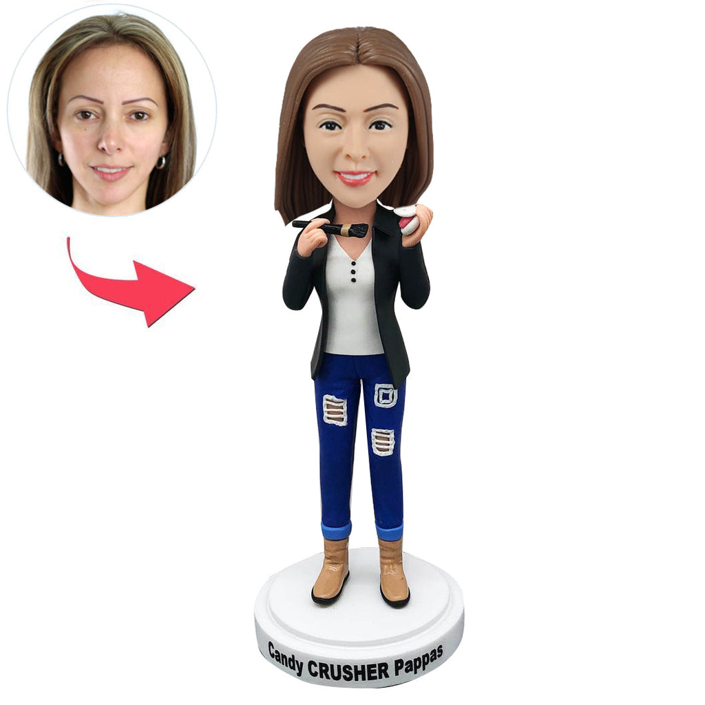 Custom Bobblehead Gift Makeup Artist