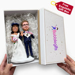 Personalized Wedding Cake Topper Bobblehead
