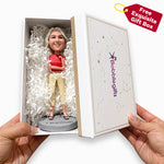 Personalized Bobblehead Tennis Female