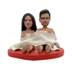 Custom Honeymoon Couple Bobblehead