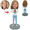 Custom Mom Bobblehead In Sportswear Mother's Day Gift