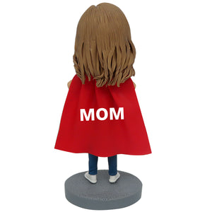 Mother's Day Gift Custom Super Mom Bobblehead