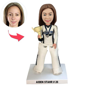 Personalized Sports Bobblehead Female Athlete