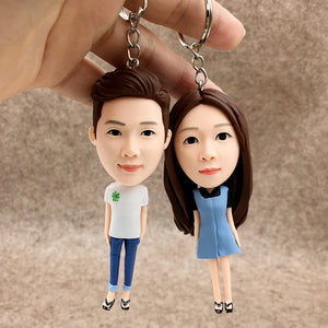 Personalized Custom Bobbleheads Keychains - BobbleGifts