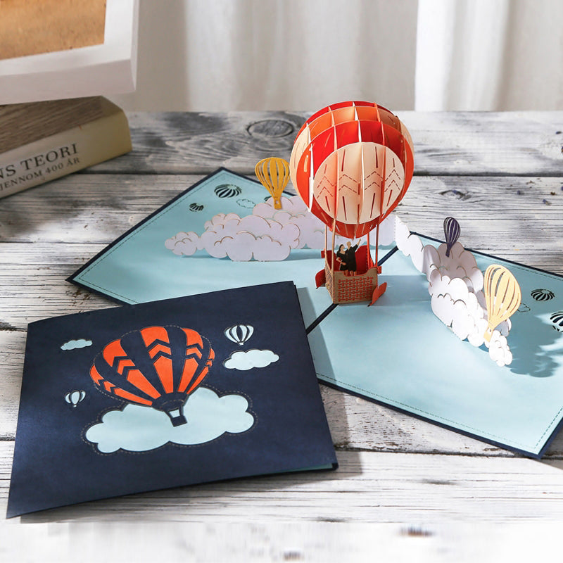 Hot Air Balloon Pop-up Greeting Card