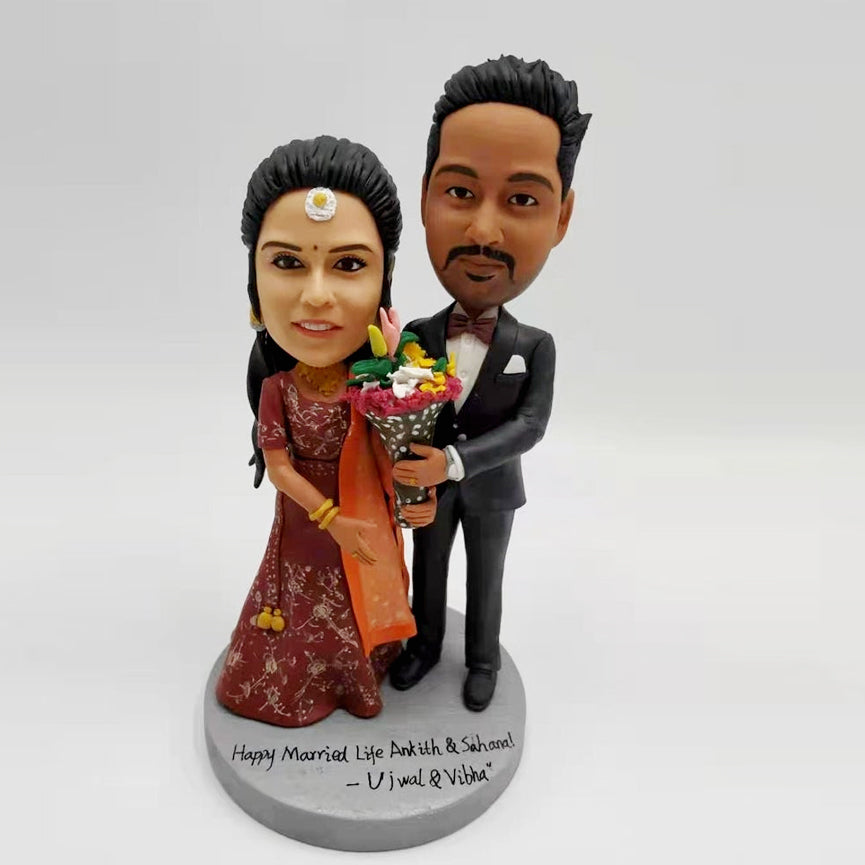 Personalized Wedding Couple Bobbleheads