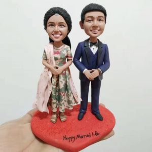 Personalized Wedding Couple Bobbleheads